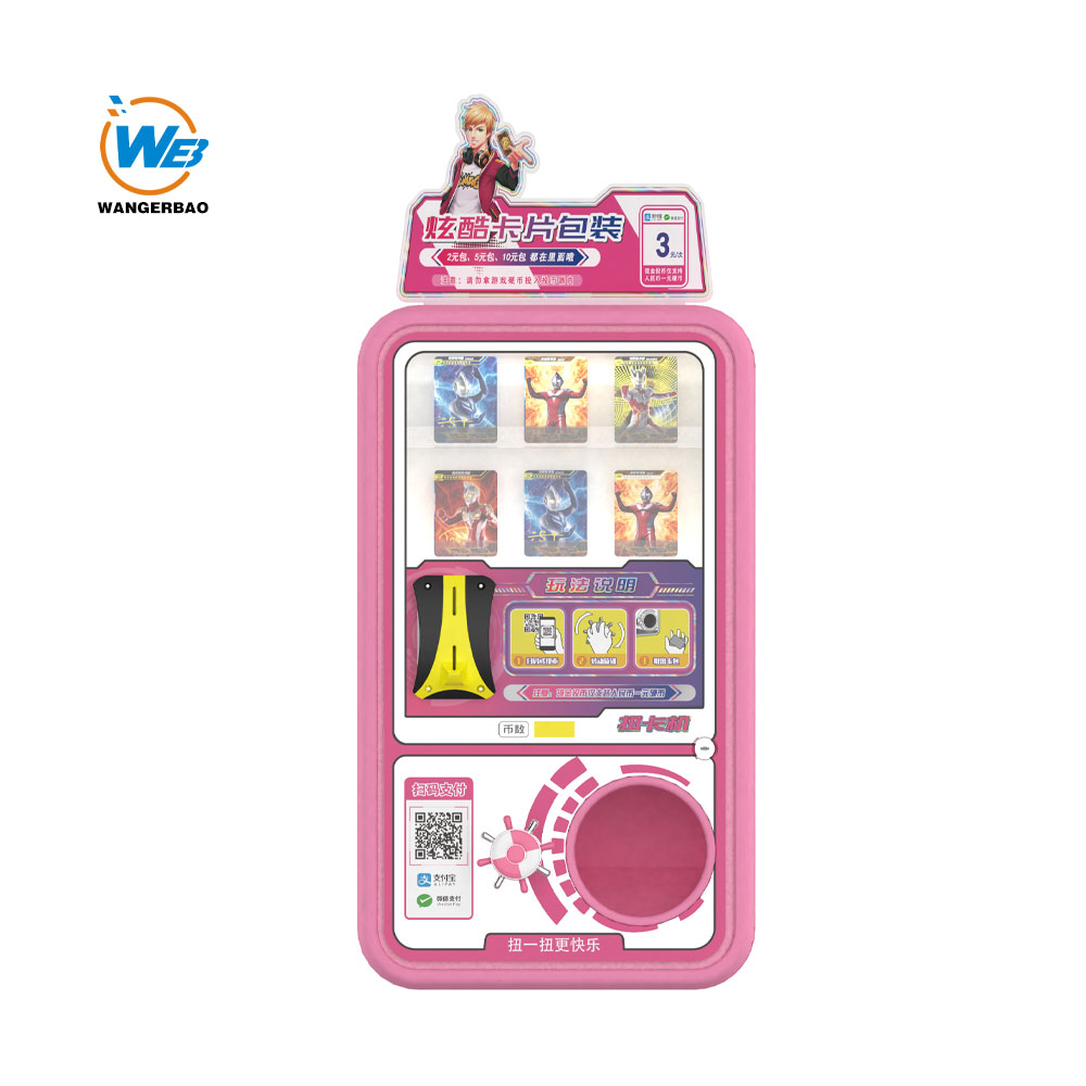 Original Gashapon Machine Manufacturer Twisted Card Vending Machine-WANGERBAO