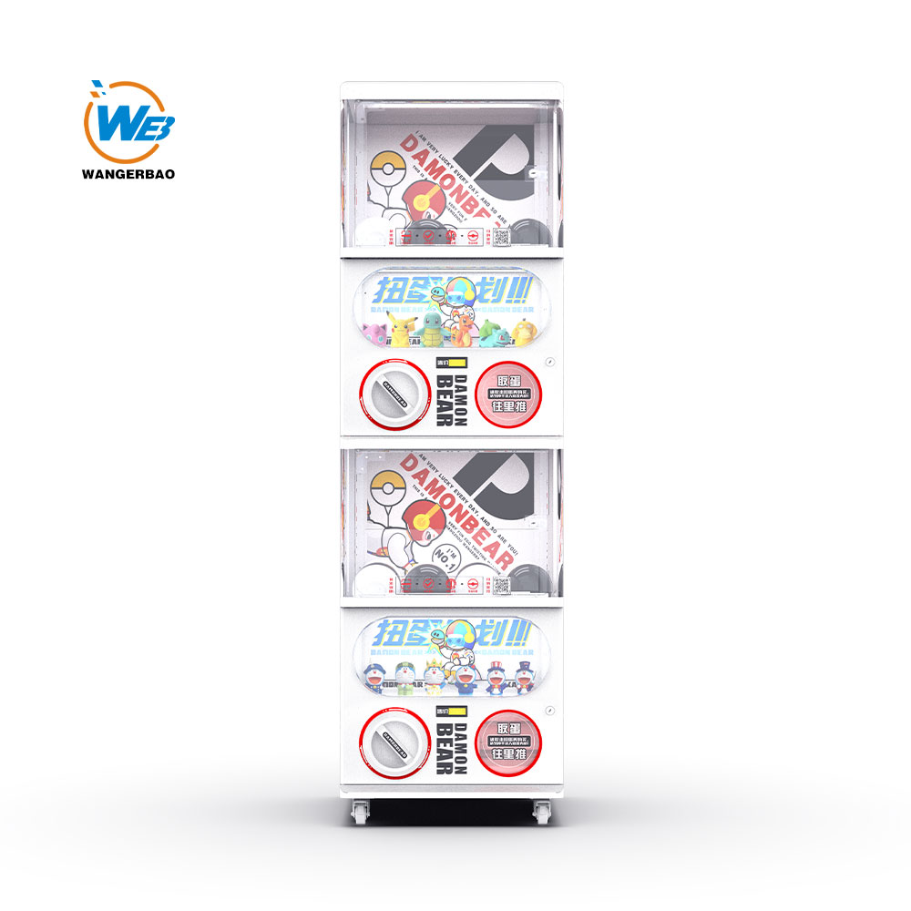 Gacha Machine-2024 Brand New Double-deck Capsule Vending Gashapon Machine-WANGER …