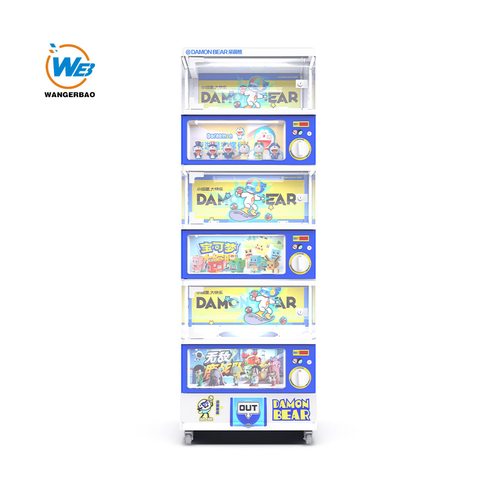 Gashapon Machine-2024 Brand New Triple-deck Capsule Vending Machine-WANGERBAO